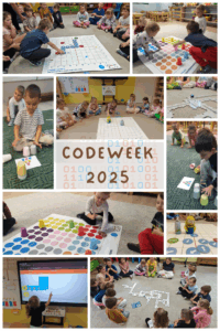 Kolaż zdjęć z CodeWeek 2025